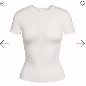 SKIMS Cotton Jersey T-Shirt Marble